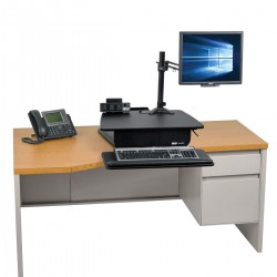 Tripp Lite WorkWise Standing Desktop Workstation | Tripp Lite Flat Panel Desk Mounts
