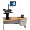 Tripp Lite WorkWise Standing Desktop Workstation | Tripp Lite Flat Panel Desk Mounts