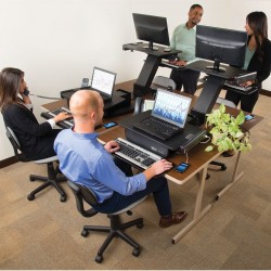 Tripp Lite WorkWise Standing Desktop Workstation | Tripp Lite Flat Panel Desk Mounts