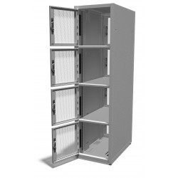 47u 800mm x 1200mm 4 Compartment CoLocation Server Rack