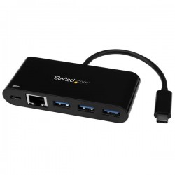 StarTech.com USB-C to Ethernet Adapter with 3-Port USB 3.0 Hub and Power Delivery | StarTech.com Network Cards & Adapters