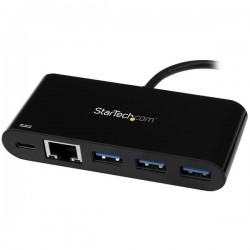 StarTech.com USB-C to Ethernet Adapter with 3-Port USB 3.0 Hub and Power Delivery | StarTech.com Network Cards & Adapters