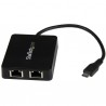 StarTech.com USB-C to Dual Gigabit Ethernet Adapter with USB (Type-A) Port | StarTech.com Network Cards & Adapters