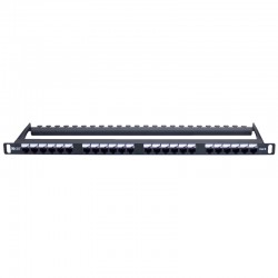 Half U Cat 6 UTP Elite Patch Panel