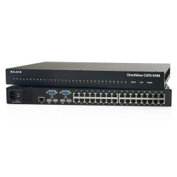 Belkin OmniView SMB CAT5 232 32 Port KVM Switch Black KVM switch