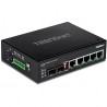 Trendnet TI-PG62 Unmanaged Gigabit Ethernet (10/100/1000) Power over Ethernet (PoE) Black network switch