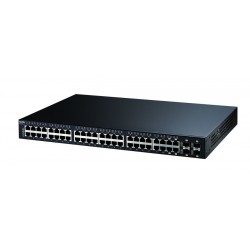 ZyXEL GS2210-48HP Managed L2 Gigabit Ethernet (10/100/1000) Power over Ethernet (PoE) 1U Black