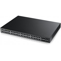 ZyXEL GS1920-48HP Managed L2 Gigabit Ethernet (10/100/1000) Power over Ethernet (PoE) Black