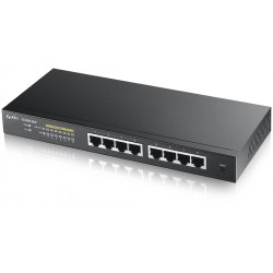 ZyXEL GS1900-8HP Managed L2 Gigabit Ethernet (10/100/1000) Power over Ethernet (PoE) Black