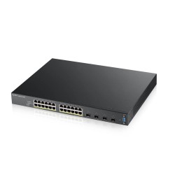 ZyXEL XGS2210-28 Managed L2 Gigabit Ethernet (10/100/1000) 1U Black