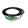 Intel XXV4DACBL3M 3m SFP28 QSFP28 Black, Green fiber optic cable