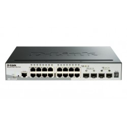 D-Link DGS-1510 Managed L3 Gigabit Ethernet (10/100/1000) Power over Ethernet (PoE) Black