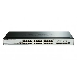 D-Link DGS-1510 Managed L3 Gigabit Ethernet (10/100/1000) Power over Ethernet (PoE) Black