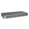 NETGEAR GS750E Managed L2 Gigabit Ethernet (10/100/1000) 1U Black