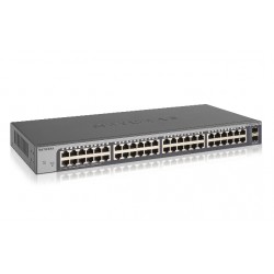 NETGEAR GS750E Managed L2 Gigabit Ethernet (10/100/1000) 1U Black
