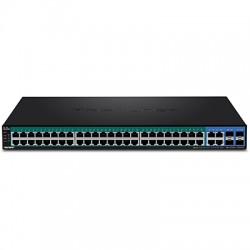 Trendnet TPE-5240WS Gigabit Ethernet (10/100/1000) Power over Ethernet (PoE) 1U Black network switch