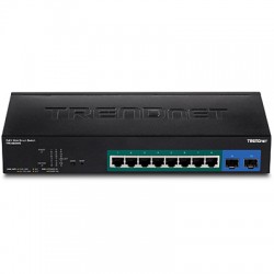 Trendnet TPE-082WS Gigabit Ethernet (10/100/1000) Power over Ethernet (PoE) 1U Black network switch