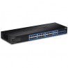 Trendnet TEG-284WS Gigabit Ethernet (10/100/1000) 1U Black network switch