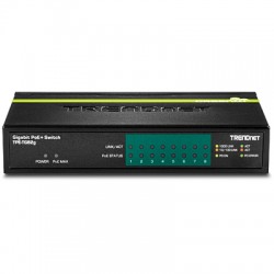 Trendnet TPE-TG82G Gigabit Ethernet (10/100/1000) Power over Ethernet (PoE) Black network switch
