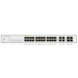 ZyXEL NSW100-28 Managed L2 Gigabit Ethernet (10/100/1000) Black, Grey