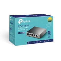 TP-Link TL-SG1005P network switch Unmanaged Gigabit Ethernet (10/100/1000) Power over Ethernet (PoE) Black