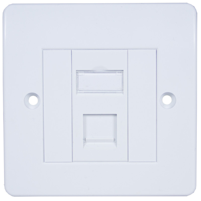Cat6a FTP RJ45 Modules with Faceplate