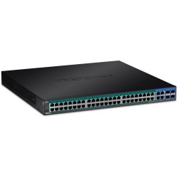 Trendnet TPE-5048WS Managed Gigabit Ethernet (10/100/1000) Power over Ethernet (PoE) 1U Black network switch