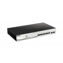 D-Link DGS-1210-10MP Managed L2/L3 Gigabit Ethernet (10/100/1000) Power over Ethernet (PoE) Black network switch