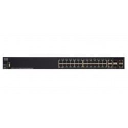 Cisco SG350X-24-K9 Managed L3 Gigabit Ethernet (10/100/1000) 1U Black