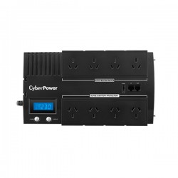 CyberPower BR700ELCD Line-Interactive 700VA 6AC outlet(s) Compact Black uninterruptible power supply (UPS)