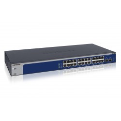 NETGEAR XS724EM Managed L2 10G Ethernet (100/1000/10000) 1U Blue, Grey