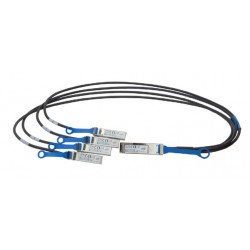 Intel X4DACBL5 5m QSFP 4x SFP Black, Blue fiber optic cable