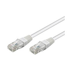 Goobay CAT 6-200 UTP White 2m 2m White networking cable