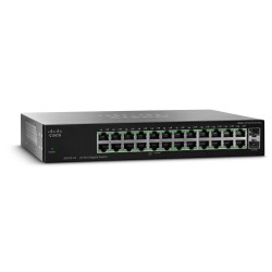 Cisco SG112-24 Unmanaged network switch L2 Gigabit Ethernet (10/100/1000) 1U Black
