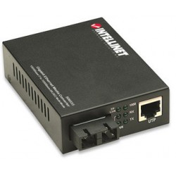 Intellinet 506533 1000Mbit/s 850nm Multi-mode Black network media converter