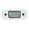 Leitz 63090001 VGA Mini DisplayPort White cable interface/gender adapter