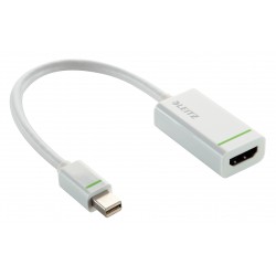 Leitz 63100001 Mini DisplayPort HDMI White cable interface/gender adapter