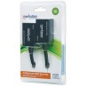 Manhattan 207386 Network transmitter & receiver Black