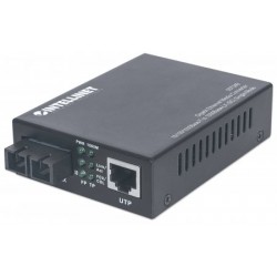Intellinet 507349 1000Mbit/s 1310nm Single-mode Black network media converter