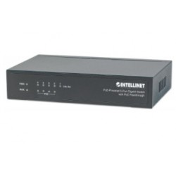 Intellinet PoE-Powered 5x Gigabit Fast Ethernet (10/100) Power over Ethernet (PoE) Black