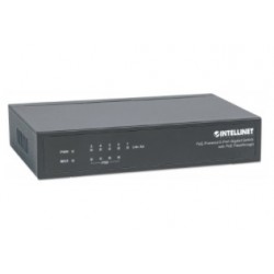Intellinet PoE-Powered 5x Gigabit Fast Ethernet (10/100) Power over Ethernet (PoE) Black