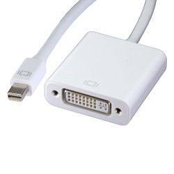 Passive Mini DisplayPort Male -DVI Female Cable Adapter 15cm