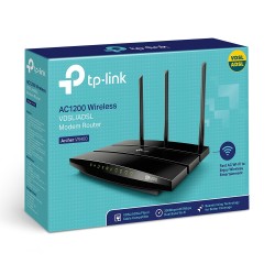 TP-Link Archer AC1200 MU-MIMO VDSL/ADSL Wireless Modem Router, Black