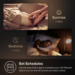 TP-Link Kasa Filament Smart Bulb, Soft White