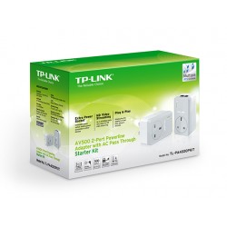 TP-Link TL-PA4020P KIT PowerLine network adapter 600 Mbit/s Ethernet LAN White 2 pc(s)