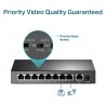 TP-Link 9-Port 10/100Mbps Desktop Switch with 8-Port PoE+