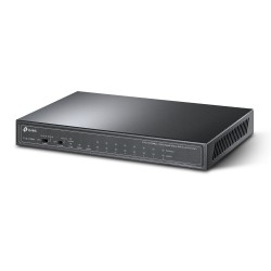TP-Link 8-Port 10/100Mbps + 2-Port Gigabit Desktop Switch with 8-Port PoE+