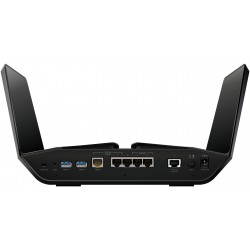 NETGEAR RAX200 wireless router Gigabit Ethernet Tri-band (2.4 GHz / 5 GHz / 5 GHz) Black