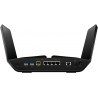 NETGEAR RAX200 wireless router Gigabit Ethernet Tri-band (2.4 GHz / 5 GHz / 5 GHz) Black