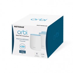 NETGEAR Orbi AC2200 Tri-band WiFi Tri-band (2.4 GHz / 5 GHz / 5 GHz) Wi-Fi 5 (802.11ac) White 2